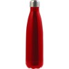 Stainless steel single walled bottle (650ml) in Red