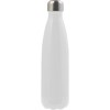 Stainless steel single walled bottle (650ml) in White