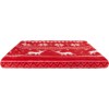 Polar fleece blanket in Red