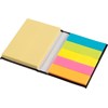 Notebook with sticky notes in Black