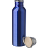 Stainless steel single walled drinking bottle (700ml) in Blue