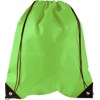 Drawstring backpack in Lime