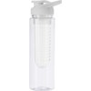 Tritan water bottle with fruit infuser (700 ml) in White