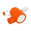 Mini Plastic Horn in orange