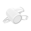 Mini Plastic Horn in white