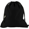 Drawstring backpack in Black