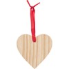 Wooden heart in Brown
