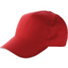 Cap with sandwich peak in red