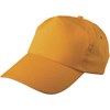 Cotton twill cap in Orange