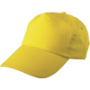 Cap, cotton twill in yellow