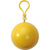 PVC poncho in a plastic ball in yellow