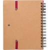 Recycled notebook in Red