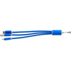 Aluminium cable set in Cobalt Blue