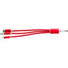 Aluminium cable set in Red