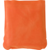 Inflatable travel cushion in orange