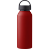 Recycled aluminium single walled bottle (500ml) in Red