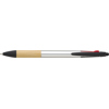 Bamboo ballpen (3 colour and stylus) in Silver