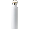 Stainless steel double walled bottle (1L) in White