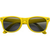 Classic fashion sunglasses in yellow