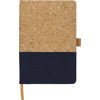 Cork and cotton notebook (approx. A5) in Blue