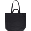Recycled cotton bag in Black