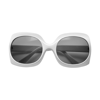 Fashionable sunglasses in white