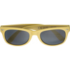 Recycled plastic sunglasses in Yellow