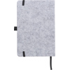 RPET felt notebook (A5) in Grey