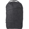 RPET felt backpack in Dark Grey