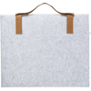 RPET felt document bag in Light Grey