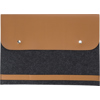 RPET felt laptop pouch in Grey