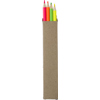 Coloured highlighter pencil set (4pc) in Brown