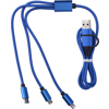 Charging cable in Cobalt Blue
