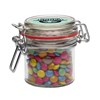 125ml/300gr Glass jar filled with choco mix in Neutral