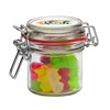 125ml/280gr Glass jar filled with gummy bears in Neutral