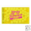 Mint card with sugar free mints in Yellow