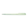 JAG Twist action frosted plastic ballpen in White