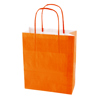 Paper bag (180 x 220 x 80mm) in Orange
