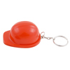 Hard hat bottle opener and key chain in Red