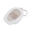 Hard hat bottle opener and key chain in White