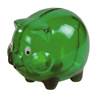 Piggy bank in Green