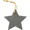 Slate star ornament in Grey