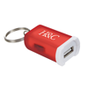 Mini Car Charger Keychain in red