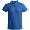 Tamil short sleeve kids sports polo in Royal Blue