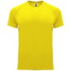 Bahrain short sleeve kids sports t-shirt in Yellow
