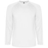 Montecarlo long sleeve kids sports t-shirt in White