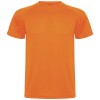 Montecarlo short sleeve kids sports t-shirt in Fluor Orange
