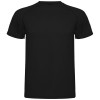 Montecarlo short sleeve kids sports t-shirt in Solid Black