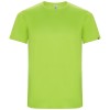 Imola short sleeve kids sports t-shirt in Fluor Green