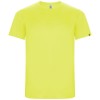 Imola short sleeve kids sports t-shirt in Fluor Yellow